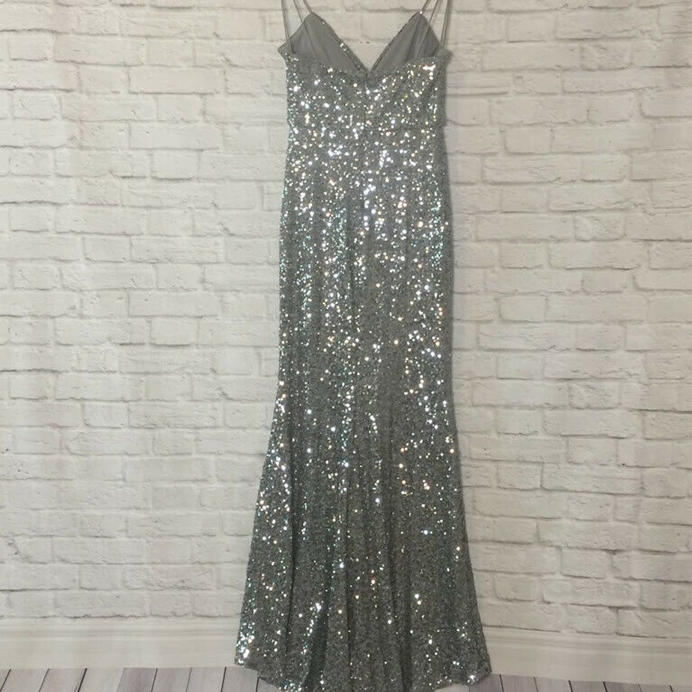 Badgley Mischka Women's Pewter 4 MSRP $487 - Picture 4 of 7